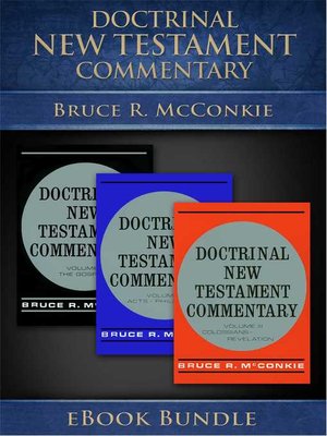 cover image of Doctrinal New Testament Commentary